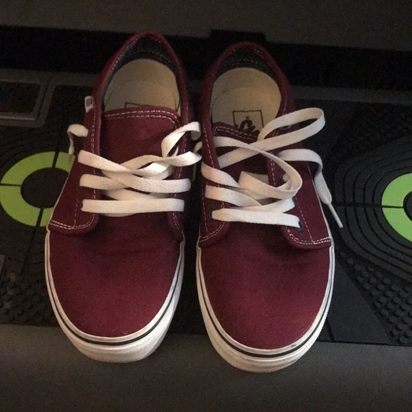 Vans Shoes - Vans lace up wine color Size 7